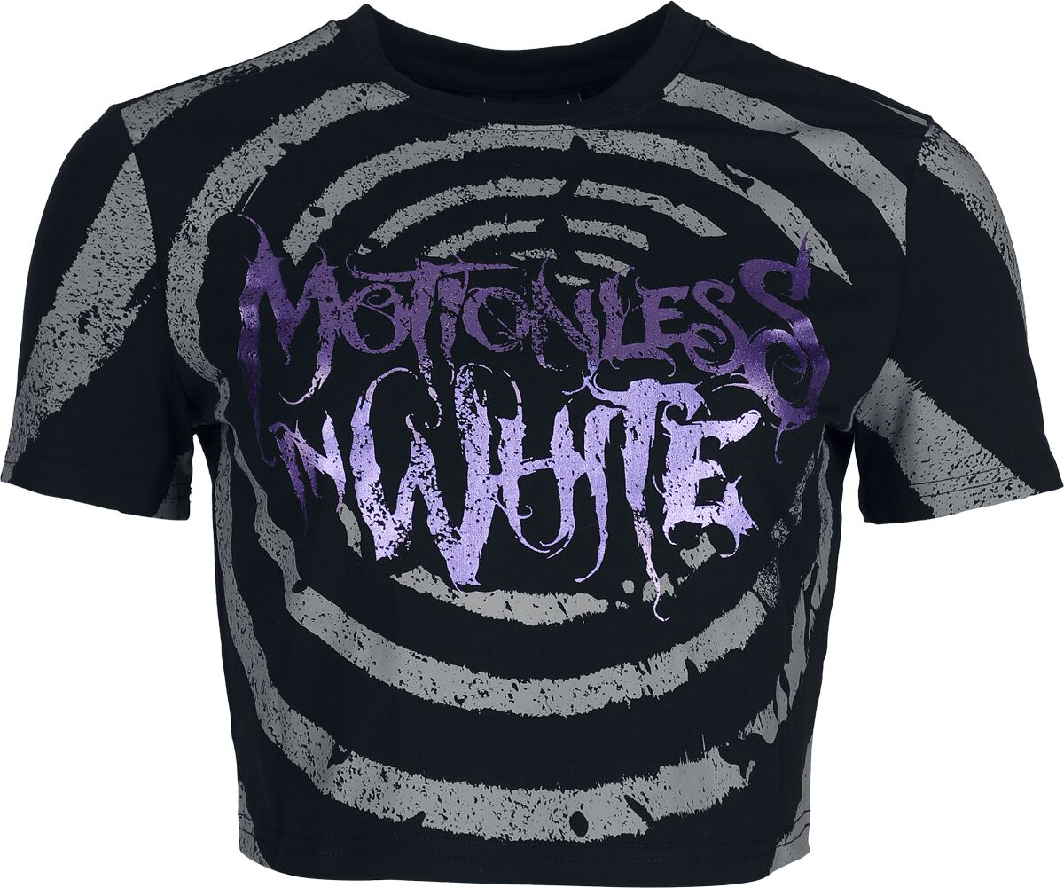 T-Shirt Manches courtes Gothic de Motionless In White by Killstar - Voices Spiral - T-shirt - S à XL - pour Femme - noir - Motionless In White by Killstar