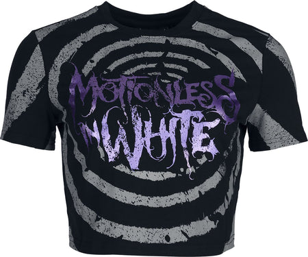 T-Shirt Manches courtes Gothic de Motionless In White by Killstar - Voices Spiral - T-shirt - S à XL - pour Femme - noir - Motionless In White by Killstar