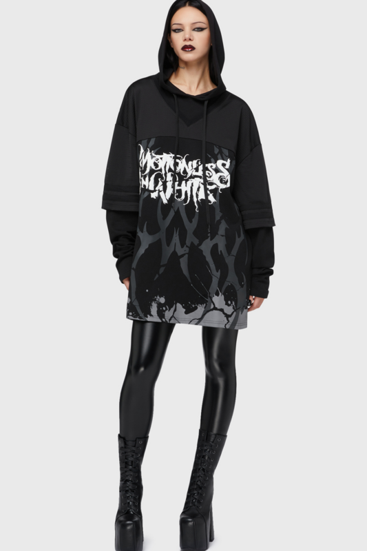 Sweat-shirt à capuche Gothic de Motionless In White by Killstar - Masked for Death Hoodie - XS à 4XL - pour Unisexe - noir - Motionless In White by Killstar - View 2