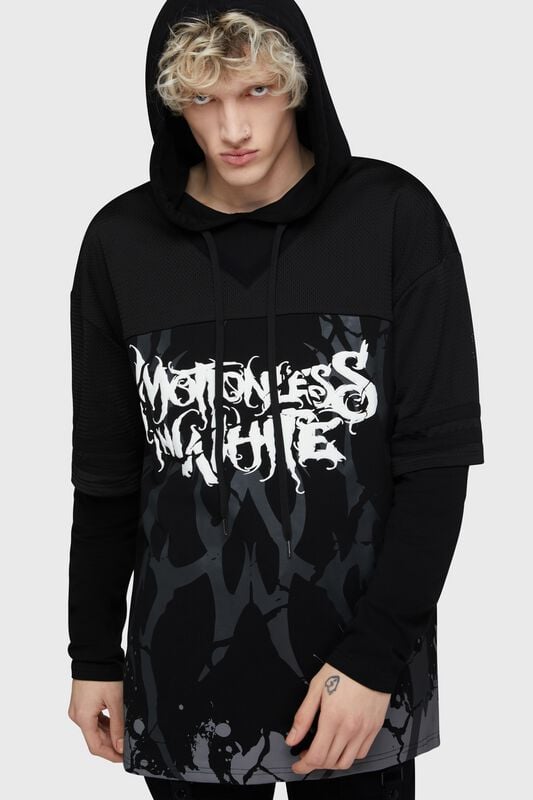 Sweat-shirt à capuche Gothic de Motionless In White by Killstar - Masked for Death Hoodie - XS à 4XL - pour Unisexe - noir - Motionless In White by Killstar