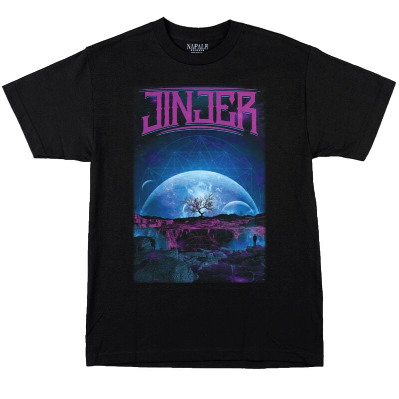 T-Shirt Manches courtes  de Jinjer - Purple Haze - S à 3XL - pour Homme - noir - Jinjer