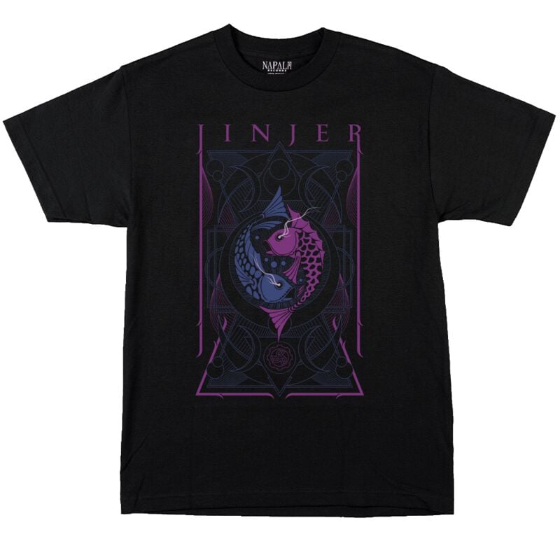 T-Shirt Manches courtes  de Jinjer - Pisces Alive - S à 3XL - pour Homme - noir - Jinjer
