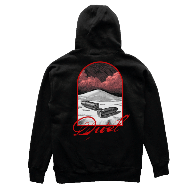 Sweat-shirt à capuche  de Jinjer - Duel - S à XXL - pour Homme - noir - Jinjer - View 2