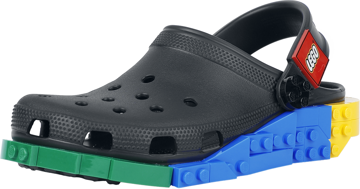 Chaussons  de Crocs - 4LW LEGO® Masterbrand System Clog - EU42-43 à EU 45-46 - pour Unisexe - noir - Crocs - View 2