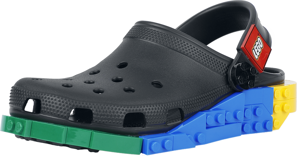 Chaussons  de Crocs - 4LW LEGO® Masterbrand System Clog - EU42-43 à EU 45-46 - pour Unisexe - noir - Crocs - View 2