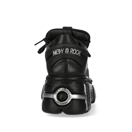 Chaussures à lacets Gothic de New Rock - METALLIC M-120N-C26 - EU36 à EU44 - pour Unisexe - noir - New Rock - View 2