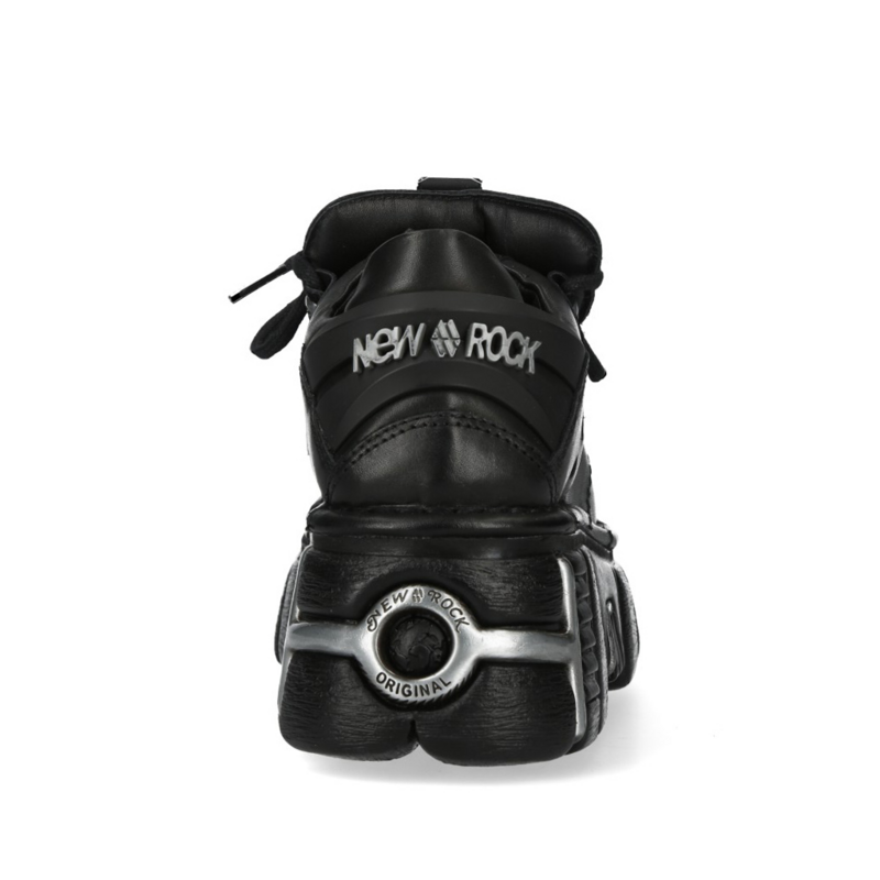 Chaussures à lacets Gothic de New Rock - METALLIC M-120N-C26 - EU36 à EU44 - pour Unisexe - noir - New Rock - View 2
