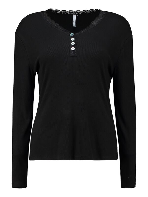 T-shirt manches longues  de Hailys - 3/4 P TP AM44ALIA - XS à XXL - pour Femme - noir - Hailys