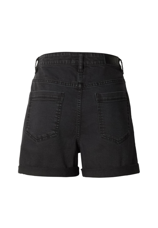 Short  de Urban Classics - Short en Jean Taille Haute - 29 à 32 - pour Femme - noir - Urban Classics - View 2
