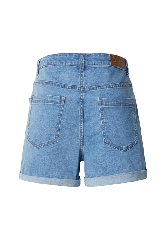 Short  de Urban Classics - Short en Jean Taille Haute - 29 à 32 - pour Femme - bleu clair - Urban Classics - View 2
