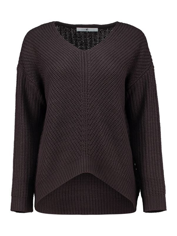 Pull tricoté  de Hailys - LS P VK PI44PA - XS à XXL - pour Femme - marron - Hailys