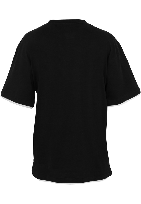 T-Shirt Manches courtes  de Urban Classics - Contrast - T-Shirt - M à 4XL - pour Homme - noir/blanc - Urban Classics - View 2