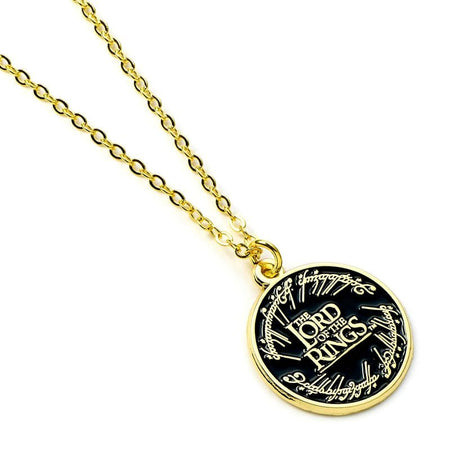 Collier  de Le Seigneur Des Anneaux - Logo - pour Unisexe - couleur or - Le Seigneur Des Anneaux