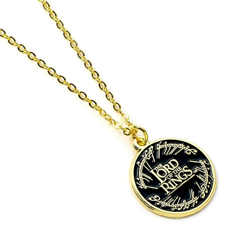 Collier  de Le Seigneur Des Anneaux - Logo - pour Unisexe - couleur or - Le Seigneur Des Anneaux