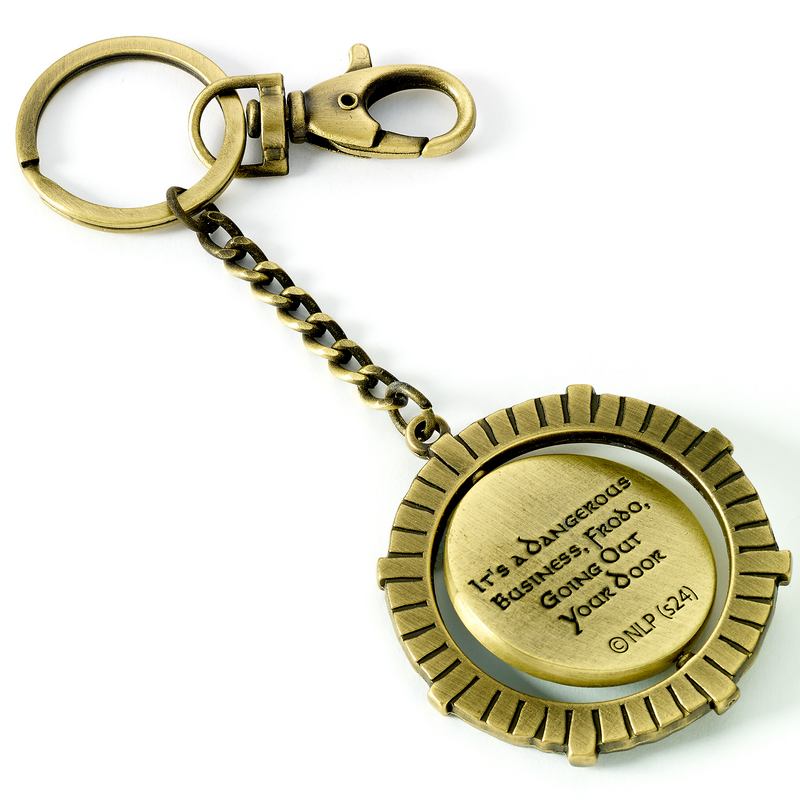 Porte-clefs  de Le Seigneur Des Anneaux - Hobbit Door - pour Indifférent - couleur or - Le Seigneur Des Anneaux - View 2