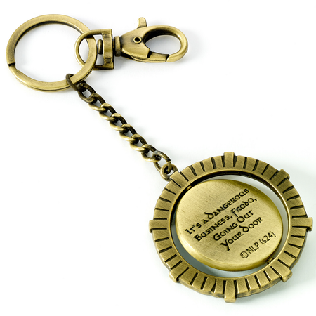 Porte-clefs  de Le Seigneur Des Anneaux - Hobbit Door - pour Indifférent - couleur or - Le Seigneur Des Anneaux - View 2