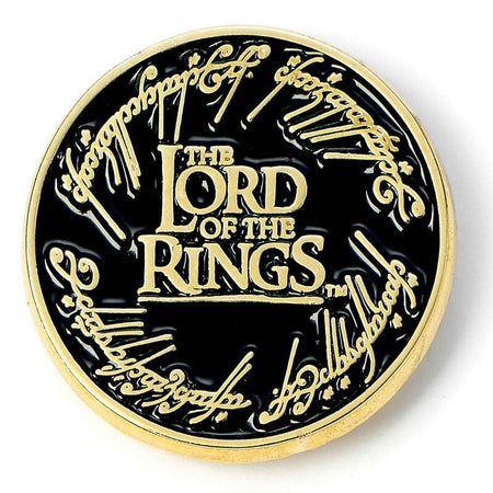 Pin's  de Le Seigneur Des Anneaux - Logo - pour Indifférent - couleur or - Le Seigneur Des Anneaux