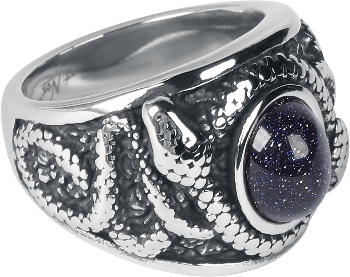 Bague  de etNox hard and heavy - Sparkling Snake - pour Unisexe - couleur argent - etNox hard and heavy - View 2