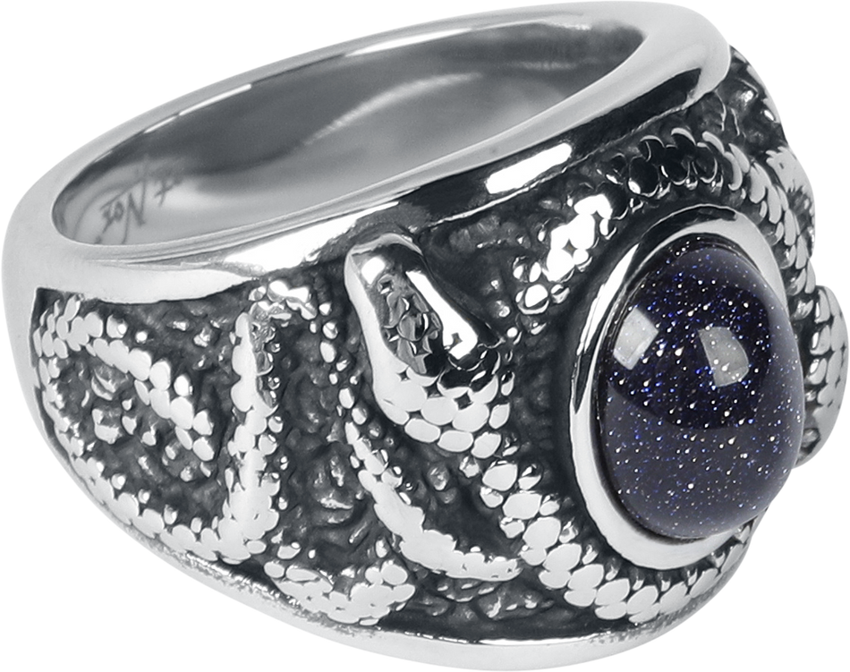 Bague  de etNox hard and heavy - Sparkling Snake - pour Unisexe - couleur argent - etNox hard and heavy - View 2