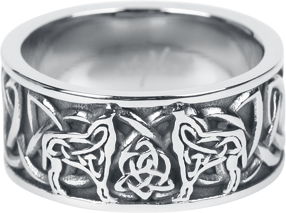 Bague  de etNox - Keltische Wölfe - pour Unisexe - couleur argent - etNox
