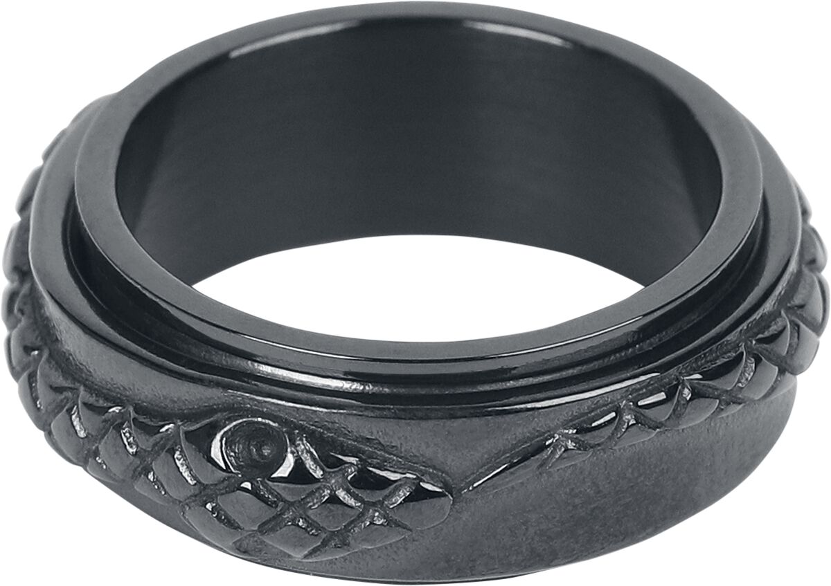 Bague Gothic de etNox - Black Snake - pour Unisexe - noir - etNox
