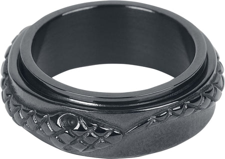 Bague Gothic de etNox - Black Snake - pour Unisexe - noir - etNox