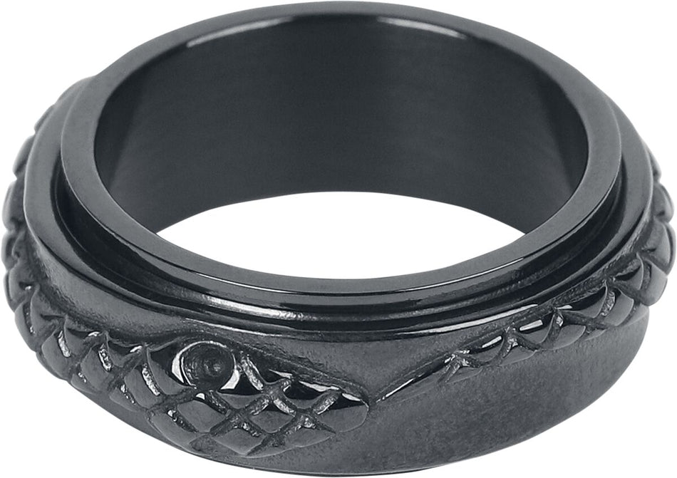 Bague Gothic de etNox - Black Snake - pour Unisexe - noir - etNox