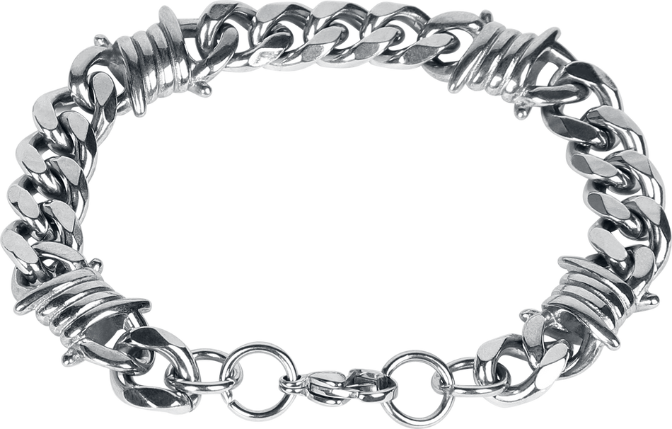 Bracelet  de etNox hard and heavy - Barbed Wire Tank - Chaîne - pour Homme - couleur argent - etNox hard and heavy - View 2