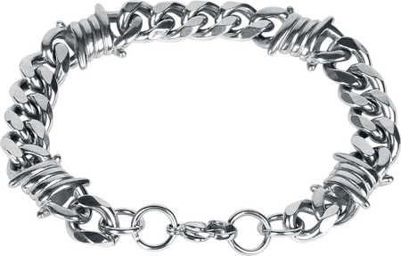 Bracelet  de etNox hard and heavy - Barbed Wire Tank - Chaîne - pour Homme - couleur argent - etNox hard and heavy - View 2