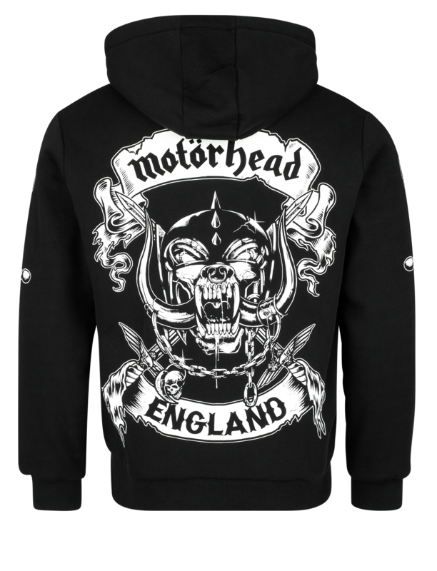 Sweat-shirt zippé à capuche  de Motörhead - EMP Signature Collection - S à 3XL - pour Homme - noir - Motörhead - View 2