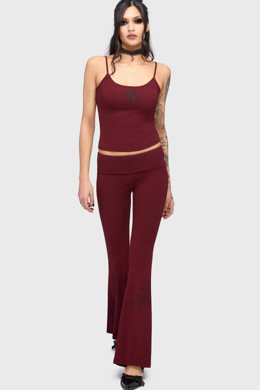 Top Gothic de Killstar - Twilight Viper Cami Top - M à 4XL - pour Femme - bordeaux - Killstar - View 2
