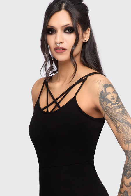 Salopette Gothic de Killstar - Twilight Viper Jumpsuit - XS à 4XL - pour Femme - noir - Killstar - View 2