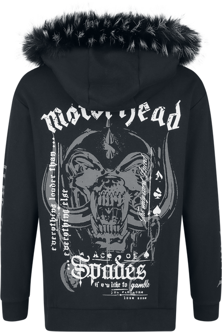 Sweat-shirt zippé à capuche  de Motörhead - EMP Signature Collection - S à XXL - pour Femme - noir - Motörhead - View 2