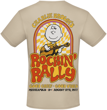T-Shirt Manches courtes  de Snoopy - Charlie Brown - S à 3XL - pour Homme - multicolore - Snoopy - View 2