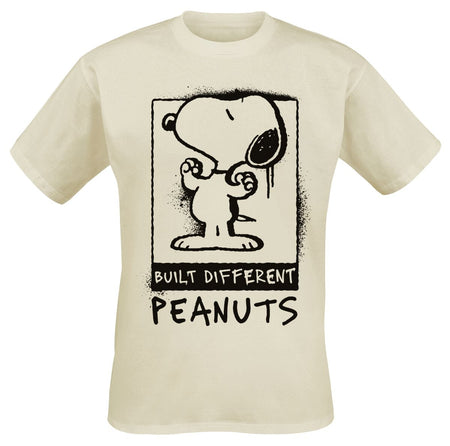 T-Shirt Manches courtes  de Snoopy - Snoopy - Built Different - S à 3XL - pour Homme - multicolore - Snoopy