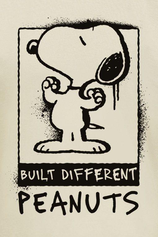 T-Shirt Manches courtes  de Snoopy - Snoopy - Built Different - S à 3XL - pour Homme - multicolore - Snoopy - View 2