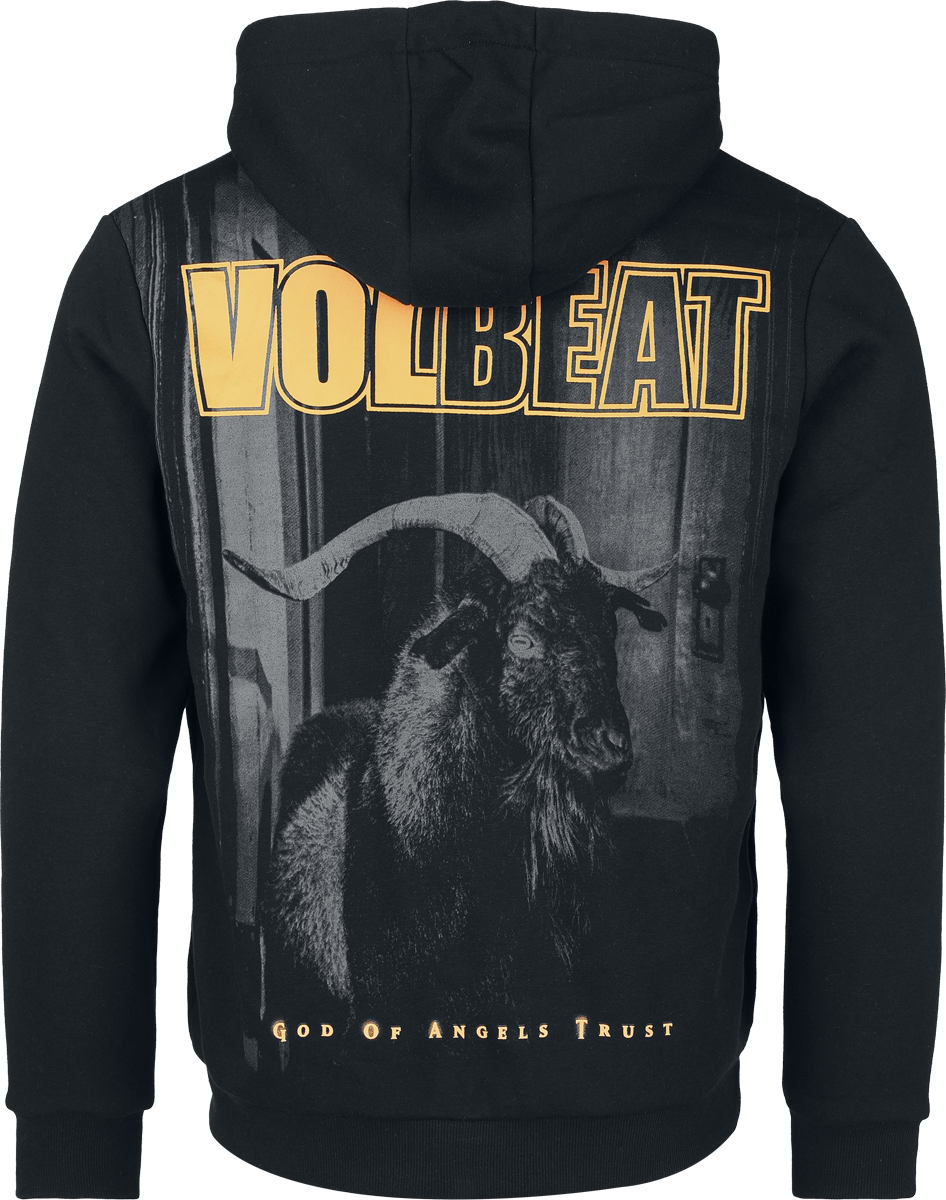 Sweat-shirt zippé à capuche  de Volbeat - EMP Signature Collection - S à 3XL - pour Homme - noir - Volbeat - View 2
