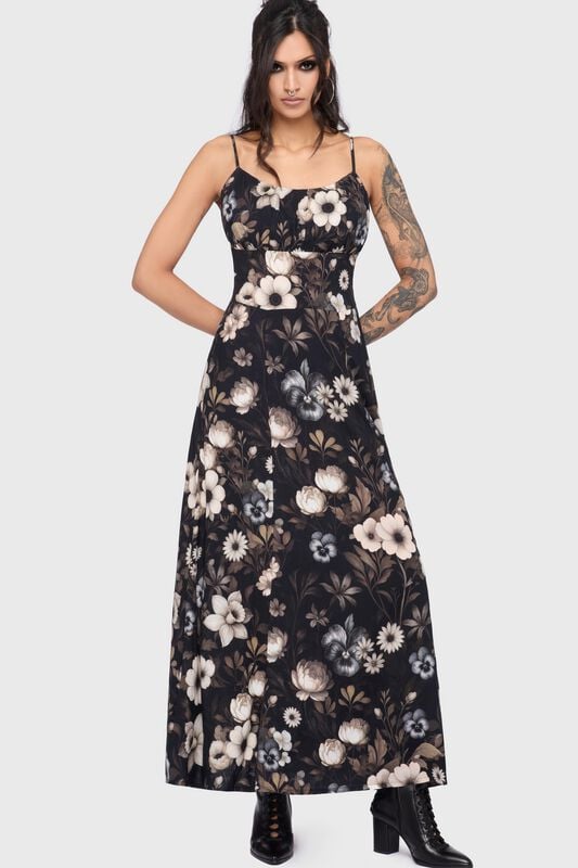 Robe longue Gothic de Killstar - Celestial Summer - Stellar Hour Maxi Dress - XS à 4XL - pour Femme - noir - Killstar