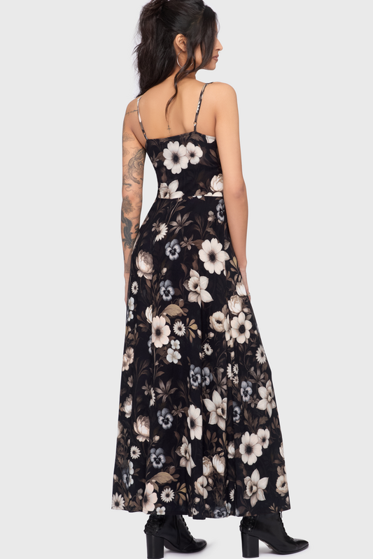 Robe longue Gothic de Killstar - Celestial Summer - Stellar Hour Maxi Dress - XS à 4XL - pour Femme - noir - Killstar - View 2