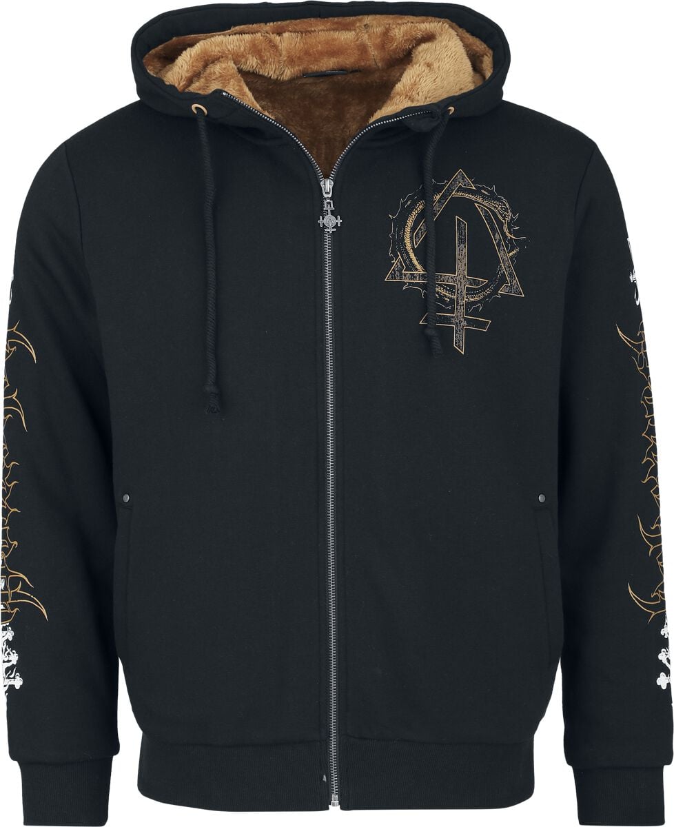 Sweat-shirt zippé à capuche  de Behemoth - EMP Signature Collection - S à 3XL - pour Homme - noir - Behemoth