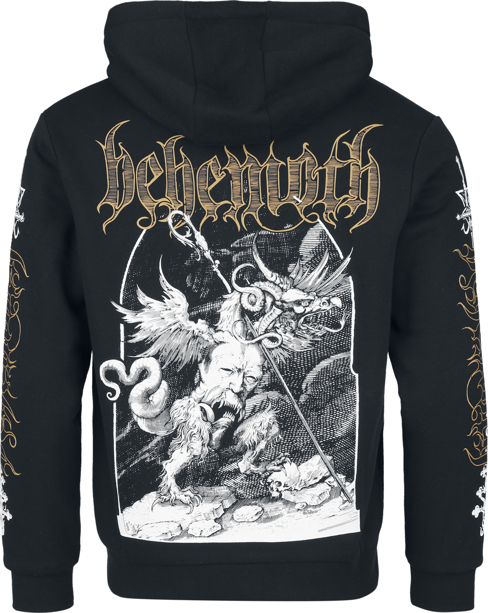 Sweat-shirt zippé à capuche  de Behemoth - EMP Signature Collection - S à 3XL - pour Homme - noir - Behemoth - View 2