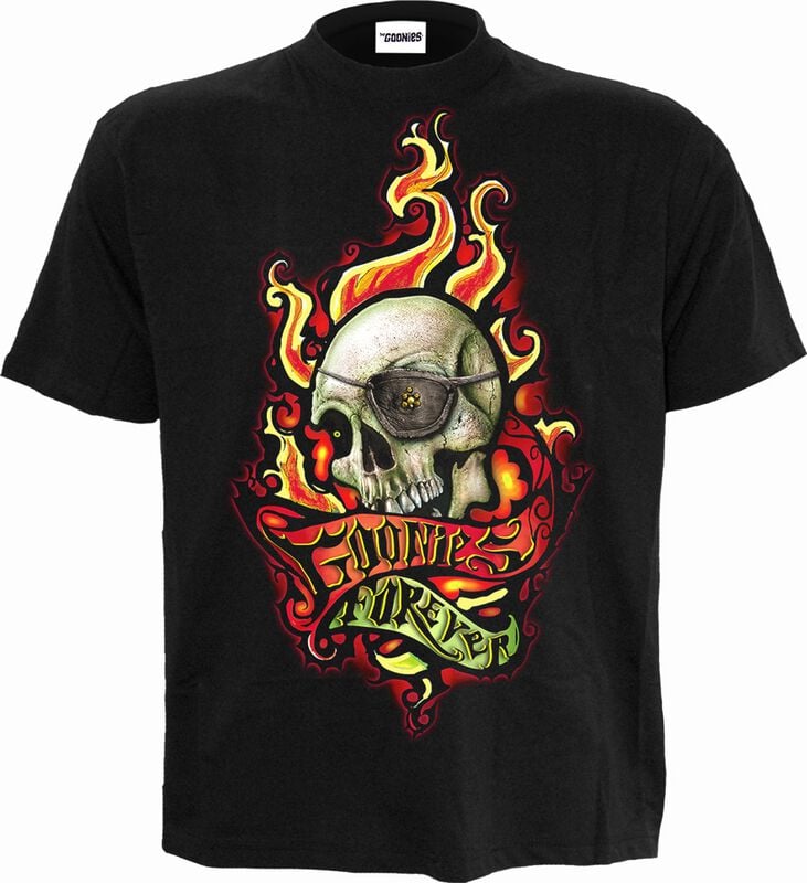 T-Shirt Manches courtes  de Les Goonies - Forever - S à 4XL - pour Homme - noir - Les Goonies