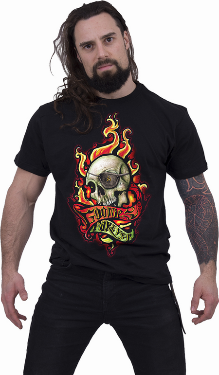 T-Shirt Manches courtes  de Les Goonies - Forever - S à 4XL - pour Homme - noir - Les Goonies - View 2
