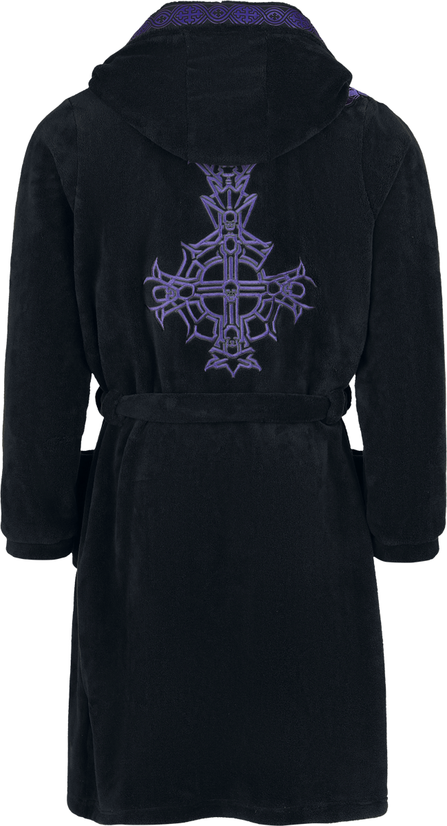 Robe de Chambre  de Ghost - Ghost - Collection Signature EMP - S-M à XXL-3XL - pour Unisexe - noir - Ghost - View 2