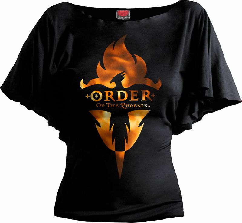 T-Shirt Manches courtes  de Harry Potter - L'Ordre du Phoenix - S à XXL - pour Femme - noir - Harry Potter