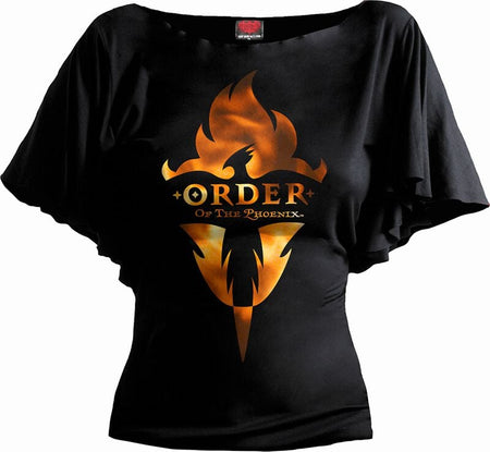 T-Shirt Manches courtes  de Harry Potter - L'Ordre du Phoenix - S à XXL - pour Femme - noir - Harry Potter