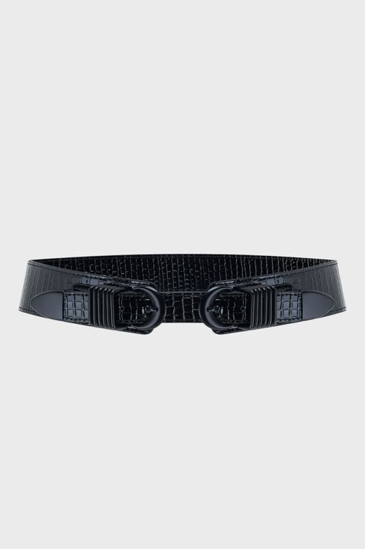 Ceinture Gothic de KIHILIST by KILLSTAR - Kihilist Nova Double Belt - pour Femme - noir - KIHILIST by KILLSTAR