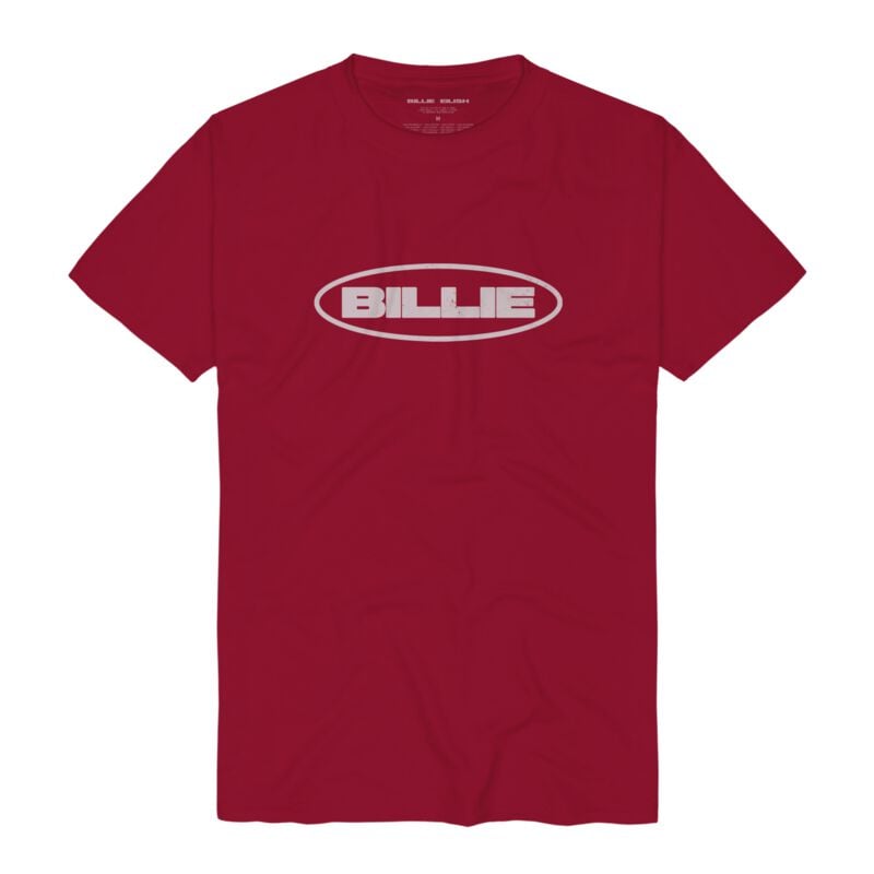 T-Shirt Manches courtes  de Billie Eilish - Hit Me Star - S à XXL - pour Homme - rouge - Billie Eilish
