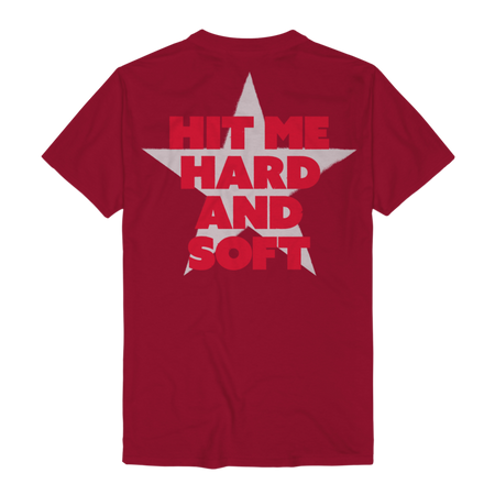 T-Shirt Manches courtes  de Billie Eilish - Hit Me Star - S à XXL - pour Homme - rouge - Billie Eilish - View 2