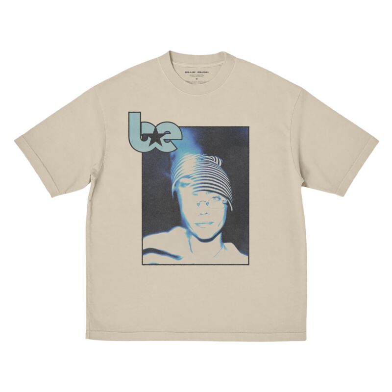T-Shirt Manches courtes  de Billie Eilish - Blurred Glitch - S à XXL - pour Homme - beige - Billie Eilish